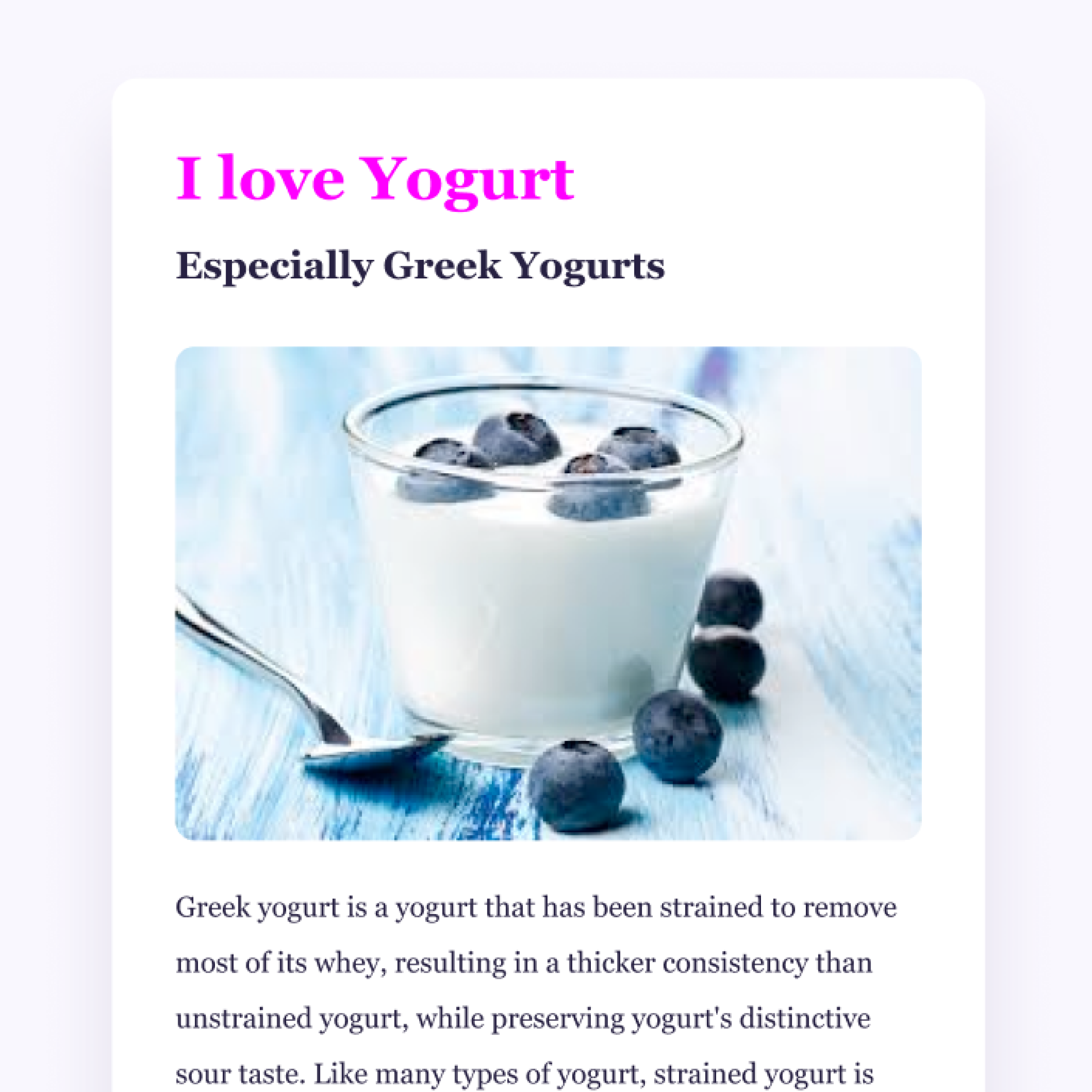 Yogurt Project image